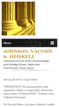 Mobile Screenshot of johnson-vaughn-heiskell.com